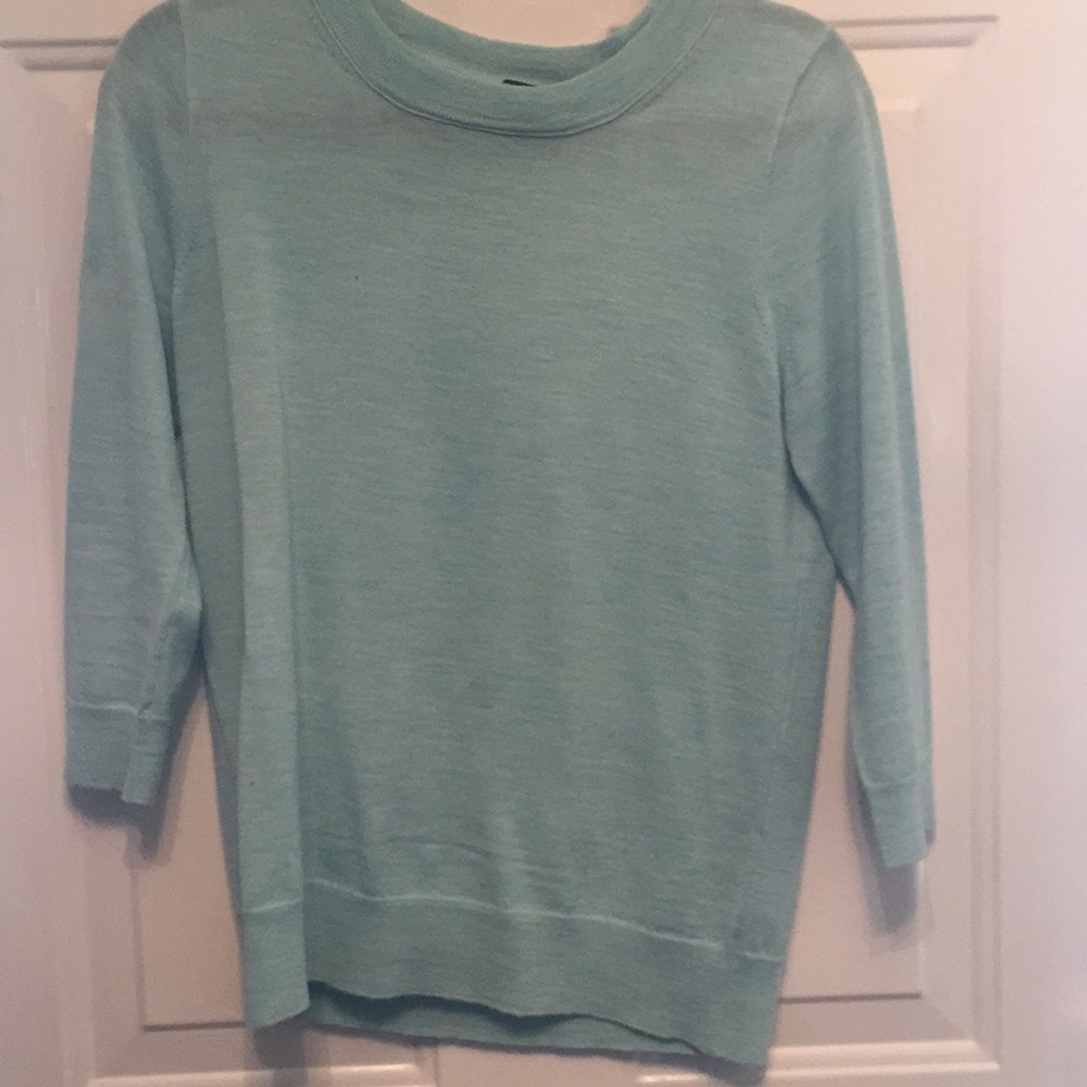 Jcrew tippi sweater in mint